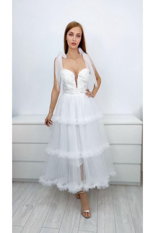 Rochia Luna Alb Ivoire