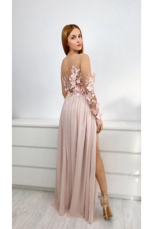 Rochia Erika Roz Pudra